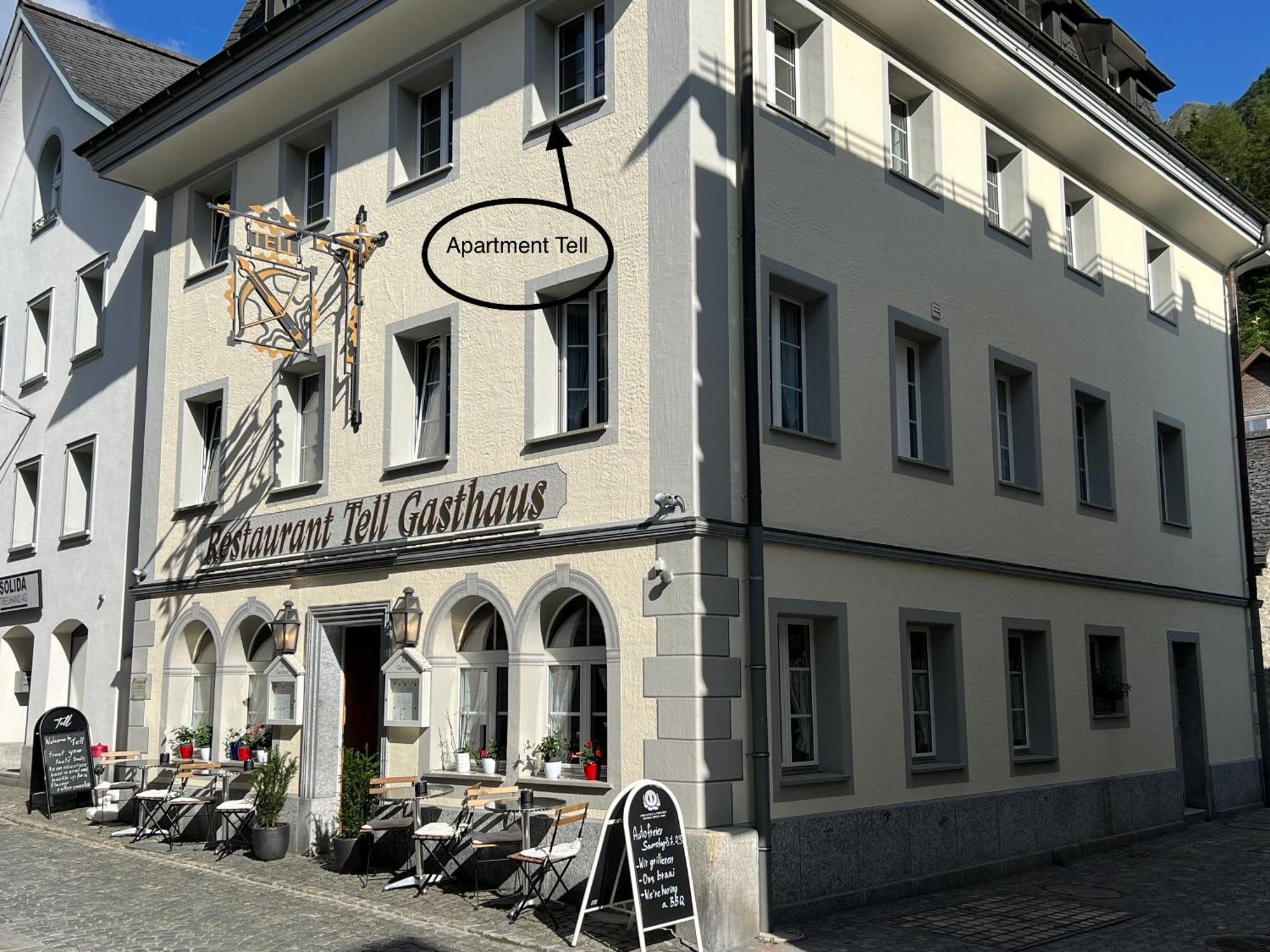 Gasthaus Tell Андермат Екстериор снимка